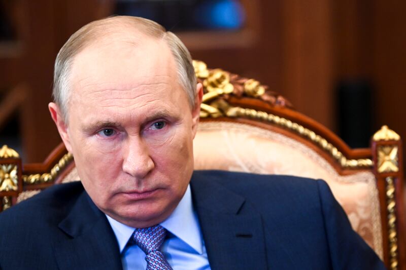 The Kremlin denies any intention to invade Ukraine. Sputnik via AP