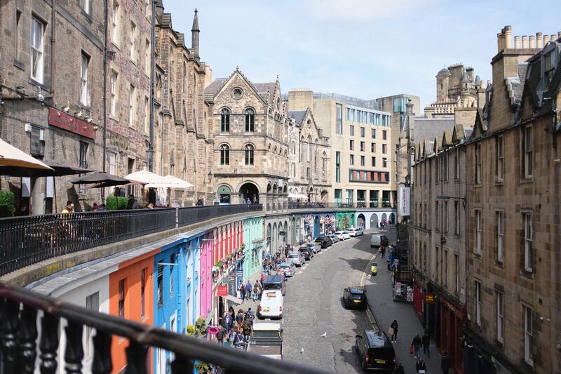 12. Edinburgh, Scotland, was rated fourth in student mix but deemed somewhat expensive (55) by students.