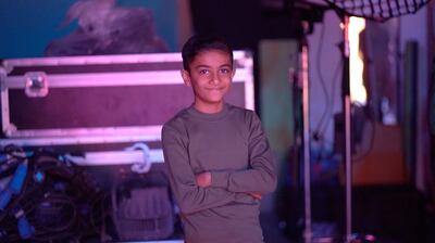 Zain,10, during the rehearsal for the Christmas concert organised by Inara. Photo: Inara