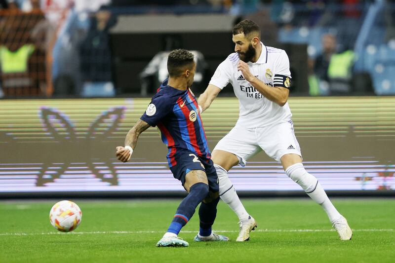 Karim Benzema 7 – He had several of Madrid’s best chances and so it was probably only fair that when Madrid did find the net, albeit with a consolation goal, that he was the man to claim it.  Getty Images