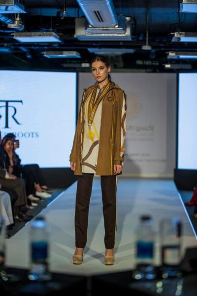 Latifa Al Gurg said winning the fashion competition was a "dream come true" for her.