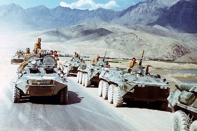 The Soviet Union was involved in a nine-year conflict in Afghanistan before it withdrew its troops beginning in 1988. Getty Images