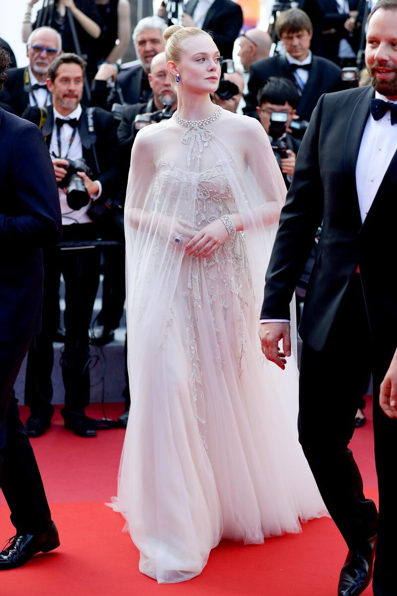 Elle Fanning attends the closing ceremony. Photo: Getty