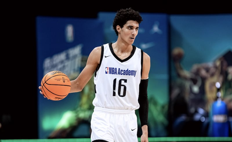 Seif Hendawy comes from a family full of talented basketball players. Photo: NBA Academy Africa