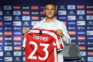 England international Kieran Trippier joined Atletico Madrid for €22 million this month, part of an unprecedented spending spree by the Spanish club. AFP