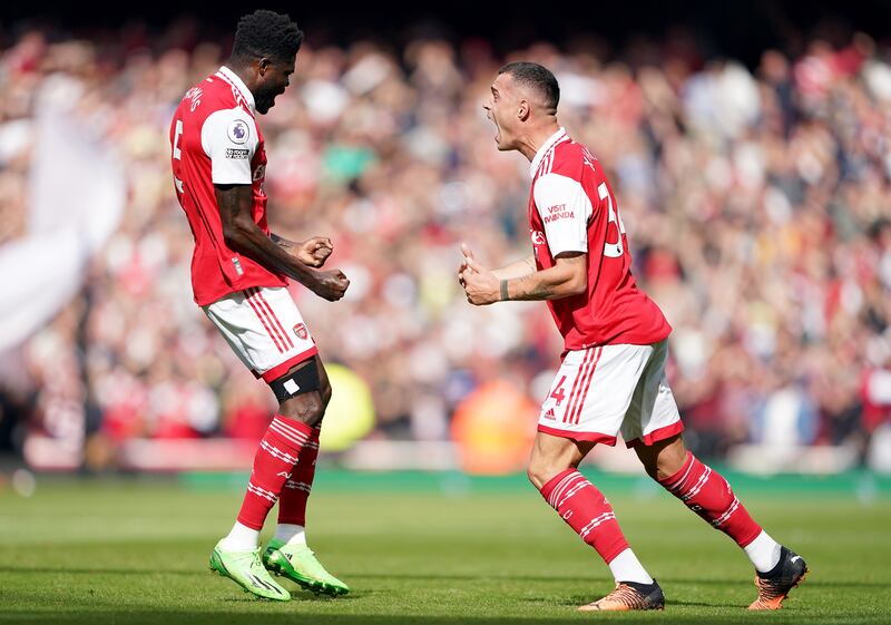 Granit Xhaka - 8, Very effective and almost scored in the first half with an ambitious strike that flashed wide of the post. His poor pass attempt contributed to conceding the penalty, but he fired a great strike past Hugo Lloris to double Arsenal’s lead.

PA