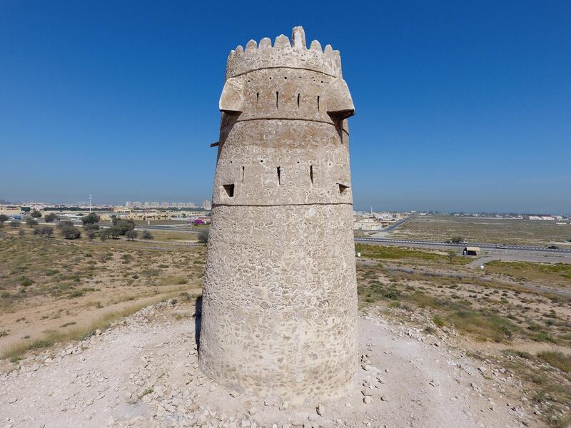 Ras Al Khaima’s Al Jazirah Al Hamra watchtower is restored. Ras Al Khaimah Government Media Office