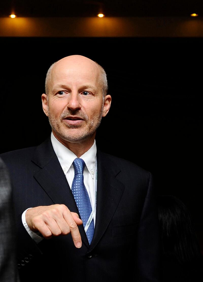 (L-R) Legatum Group founder Christopher Chandler attends the opening of the inaugural Nigeria Philanthropy Summit in the capital Abuja, March 18, 2013. REUTERS/Afolabi Sotunde (NIGERIA - Tags: POLITICS BUSINESS SOCIETY) - GF2E93I1B0U02