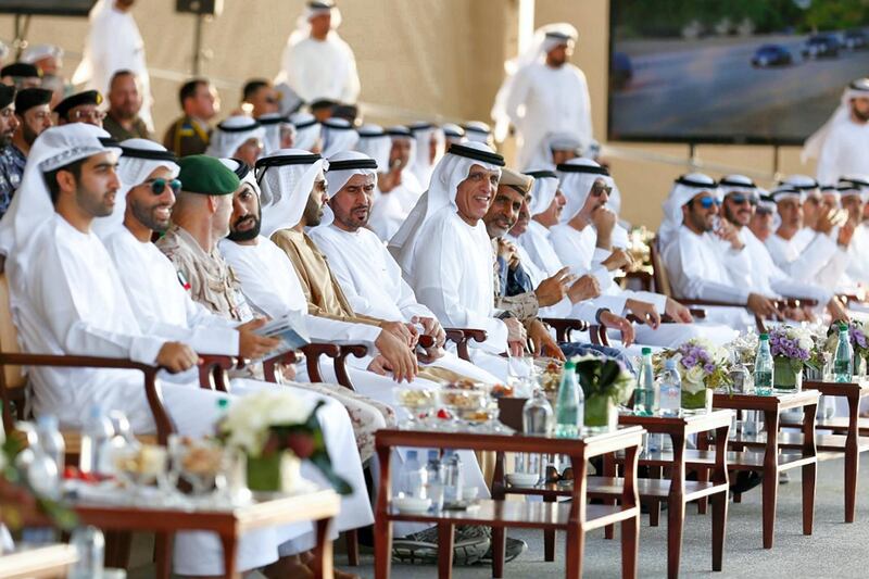Sheikh Saud bin Saqr Al Qasimi, Supreme Council Member and Ruler of Ras Al Khaimah, attended ‘Union Fortress 6’ Military Show at Al Jazirah Al Hamra. WAM