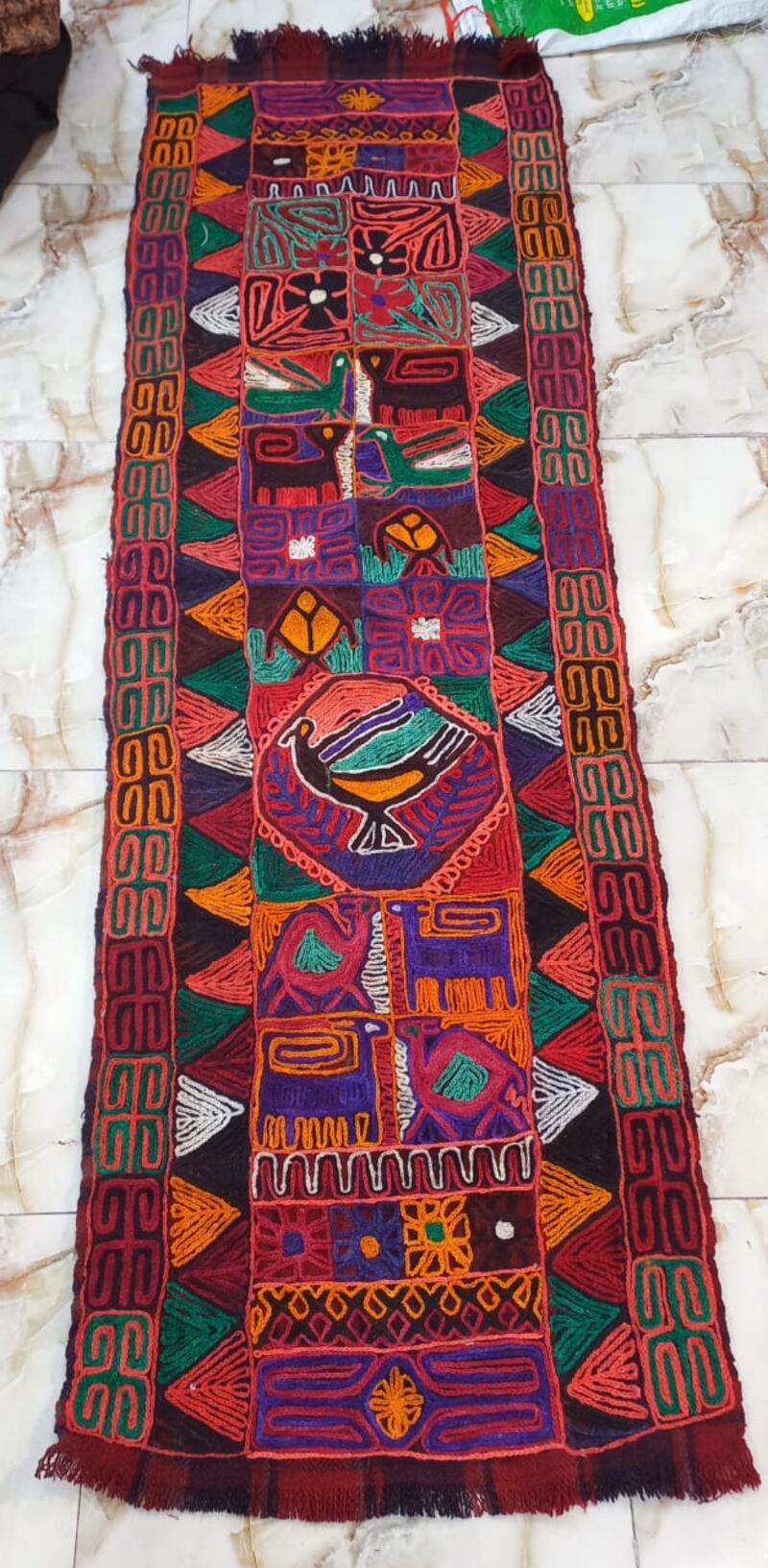 The kilims can be purely decorative, or used as floor coverings and even as blankets