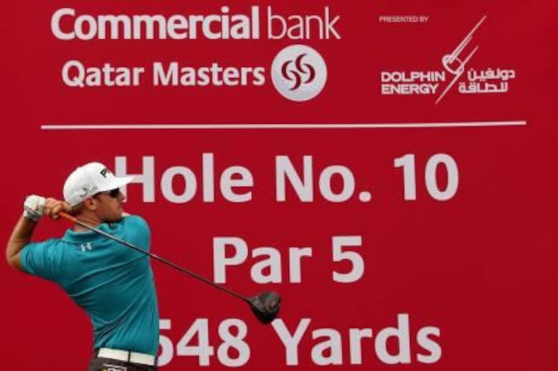 DOHA, QATAR - FEBRUARY 01:  Hunter Mahan of the USA in action during the Pro Am prior to the start of the Commercialbank Qatar Masters held at Doha Golf Club on February 1, 2012 in Doha, Qatar.  (Photo by Andrew Redington/Getty Images) *** Local Caption ***  138039670.jpg