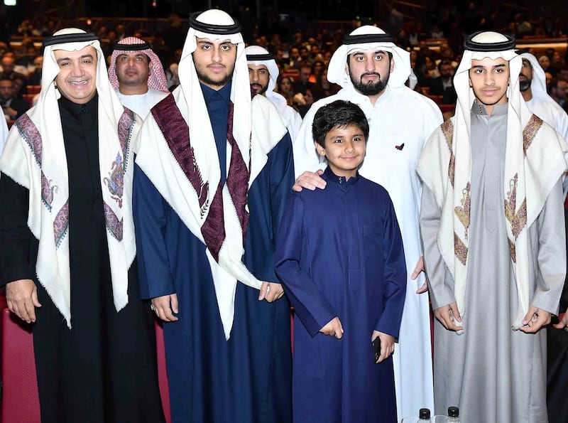 Shahid re-launch event - Sheikh Ahmad Bin Mohammed Bin Rashid Al Maktoum & Sheikh Walid Al Ibrahim. Credit: Shahid press office
