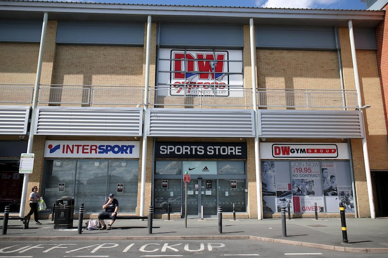 General view of DW Sports stores in Winsford, Britain August 3, 2020. REUTERS/Molly Darlington
