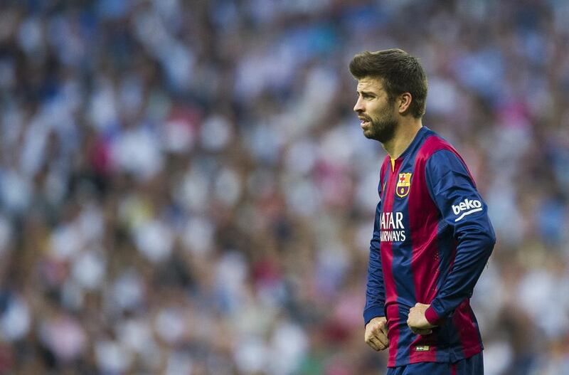 No 8 Athlete: Gerard Pique, footballer, Barcelona. Country: Spain. League: La Liga. Twitter: @3gerardpique, 9.8 million followers. (Photo: Juan Manuel Serrano Arce / Getty Images)