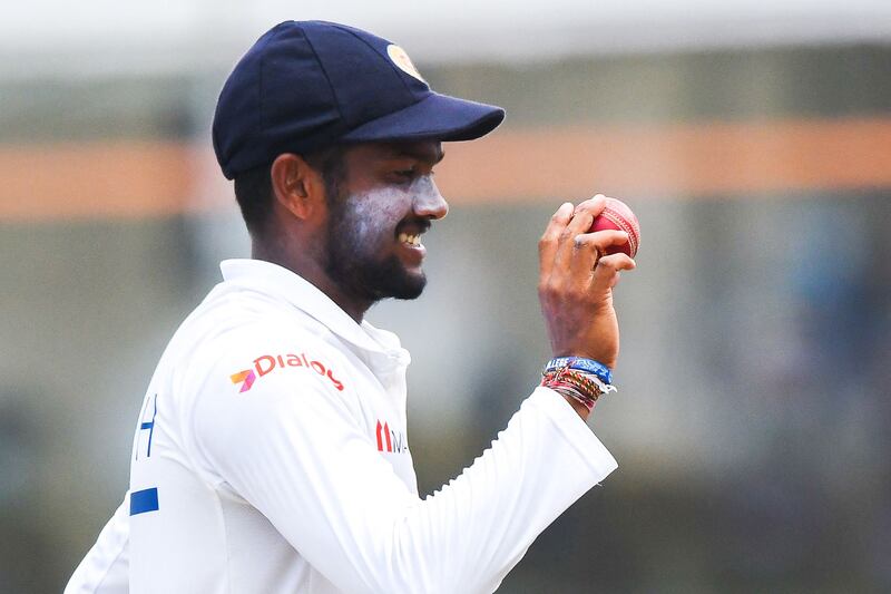 Sri Lanka's Ramesh Mendis took five wickets in Pakistan's innings. AFP