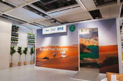 Ikea is hosting a climate change-themed exhibition throughout December. Photo: Ikea