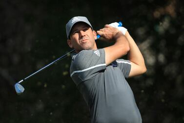 Sergio Garcia during the Pro-Am ahead of the Abu Dhabi HSBC Championship. Getty Images