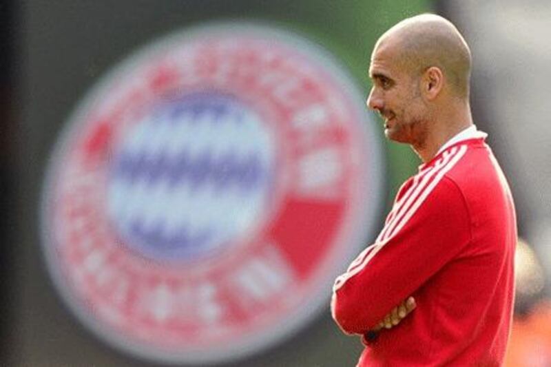 Pep Guardiola will leave Bayern Munich in a strong position by the end of his tenure. John MacDougall / AFP