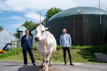 Farmer Philip Hughes (left) has made a good return since buying is first crypto mining rig from supplier Josh Riddett two years ago. Courtesy Easy Crypto Hunter