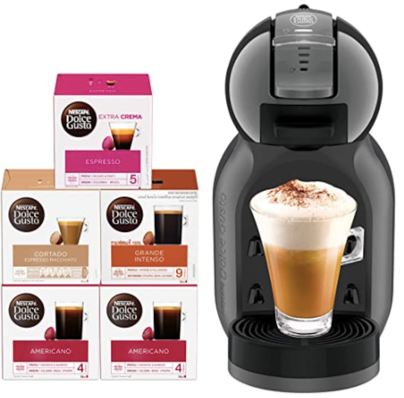 22 per cent off: Nescafe Dolce Mini Me Coffee Machine (with 5 capsule boxes) – Pre-Prime Day price: Dh599. Courtesy Amazon AE