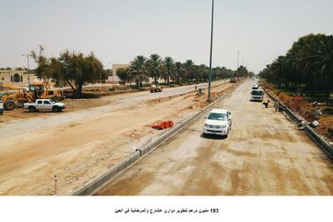 Construction begins on a Dh183 million project to improve roads in Al Ain. Wam