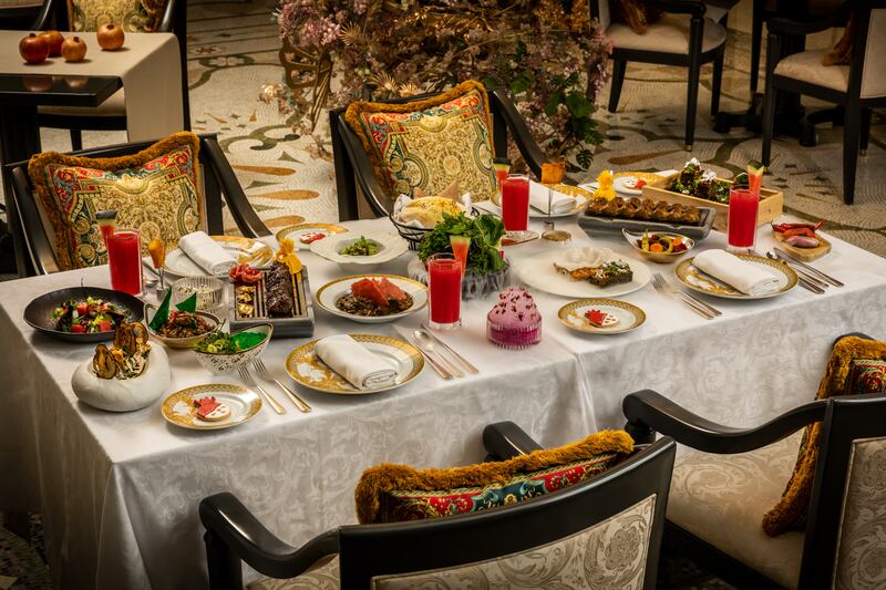 A traditional Iranian dinner will be hosted at Palazzo Versace Dubai, on Thursday. Photo: Enigma