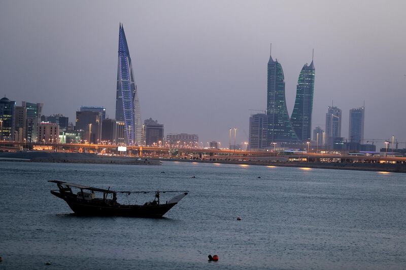FILE PHOTO: General view of Bahrain's financial district in Manama, Bahrain, June 20, 2019. Picture taken June 20, 2019. REUTERS/ Hamad I Mohammed/File Photo