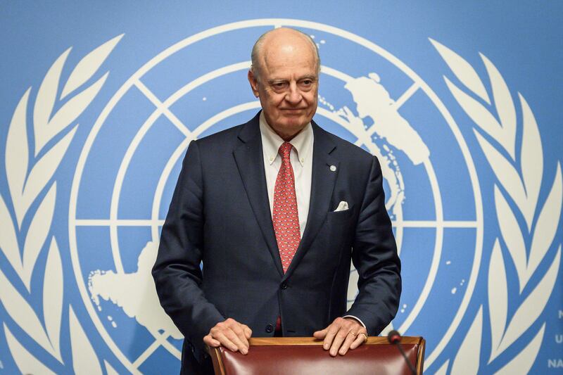 Staffan de Mistura. Fabrice Coffrini / AFP