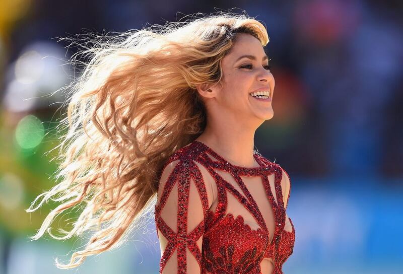 Columbian Shakira's father is Lebanese. Getty Images  