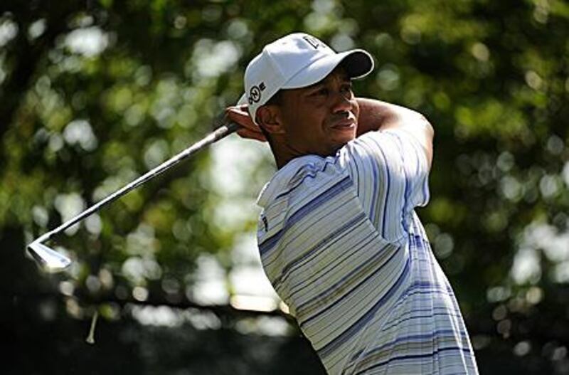Tiger Woods is in fine form at Hazeltine.