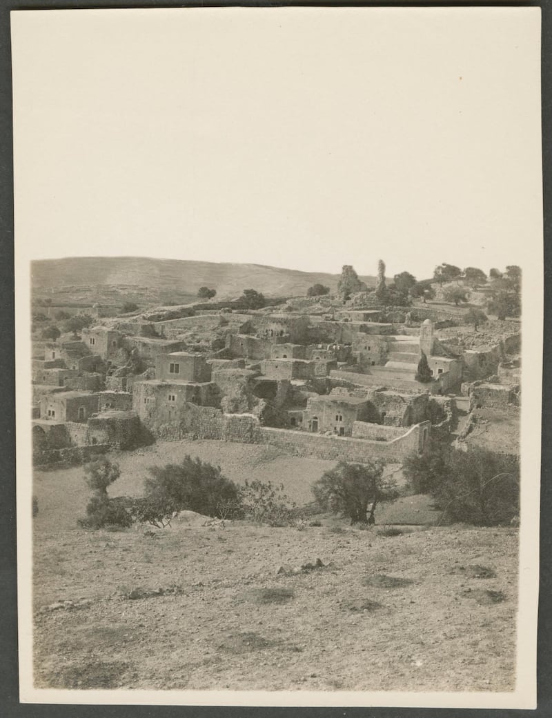 Village of Al-Eizariya (Bethany), Palestine, circa 1910s-1930s. Gail O'Keefe Edson. Courtesy of Akkasah Centre for Photography