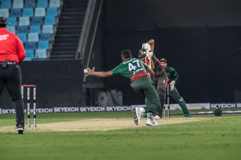 UAE batting against Bangladesh in Dubai.