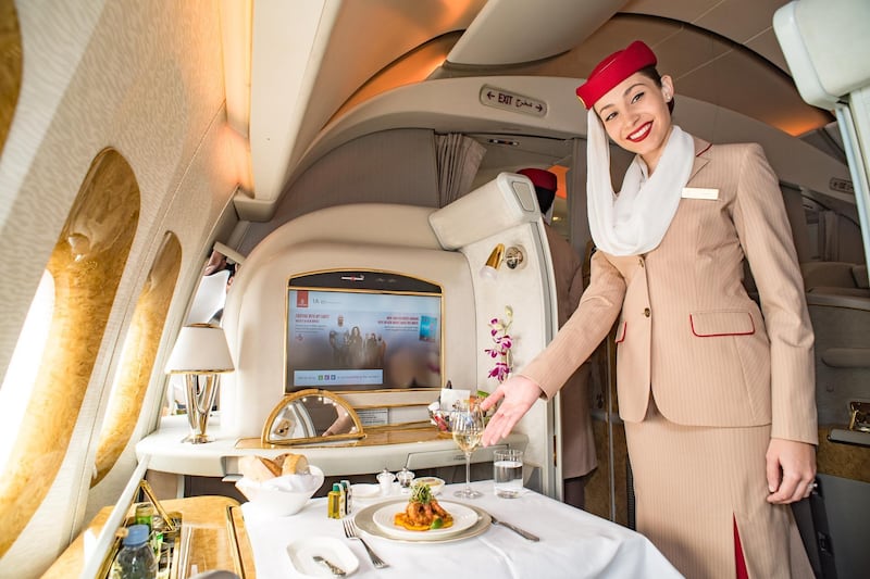 Emirates has a sale on first and business class fares. Courtesy Emirates 