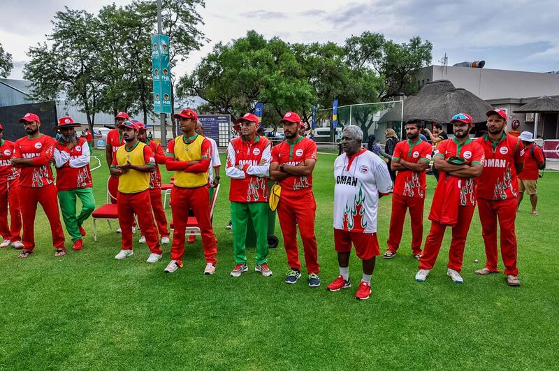 Oman have had an up and down tournament in Namibia, but they still have a chance to make the stage of qualifying. Courtesy of Johan Jooste