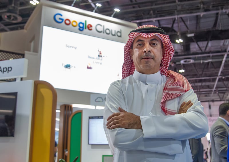Abdulrahman Al Thehaiban, managing director for the Middle East, Africa and Turkey at Google Cloud. Leslie Pableo / The National