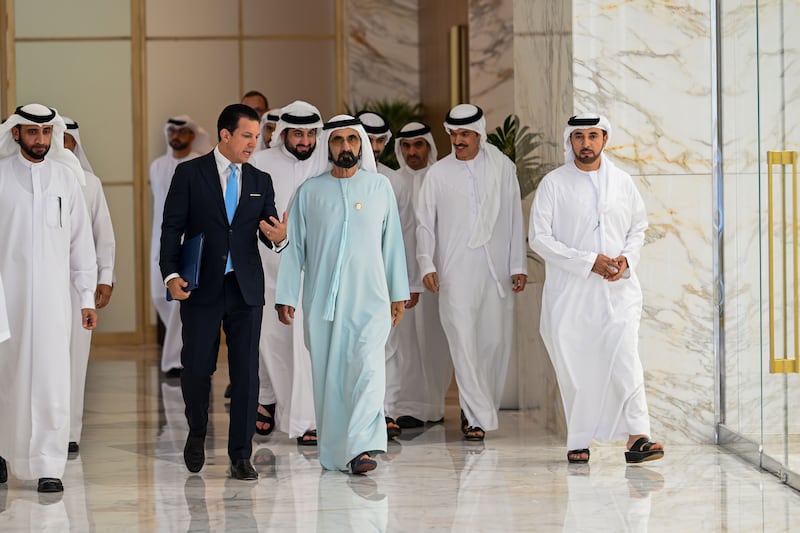 Sheikh Mohammed visited the hotel ahead of its grand opening