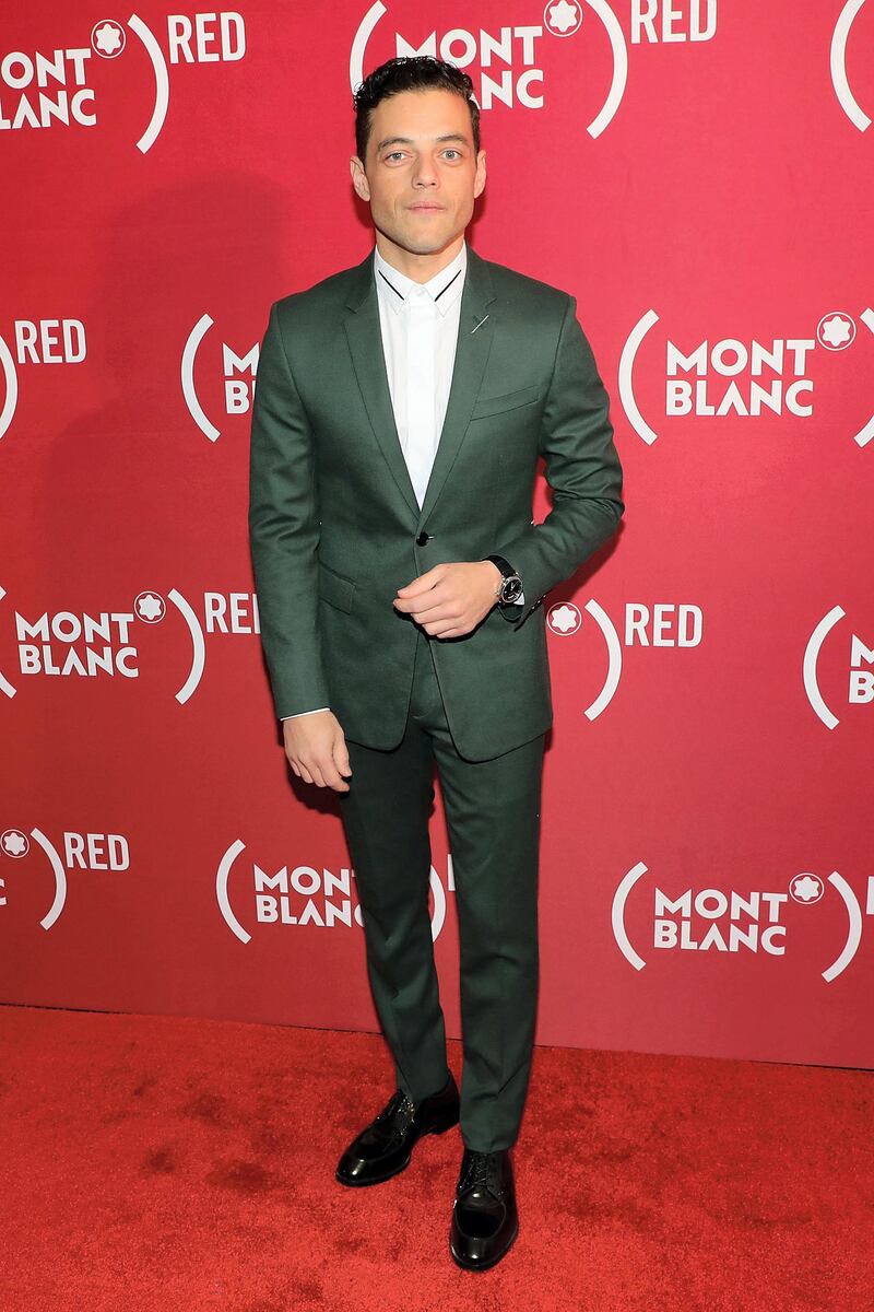 NEW YORK, NY - SEPTEMBER 27:  Rami Malek attends Montblanc and (RED)'s "Write (Red), End AIDS" celebration at World of McIntosh on September 27, 2018 in New York City.  (Photo by Taylor Hill/Getty Images)