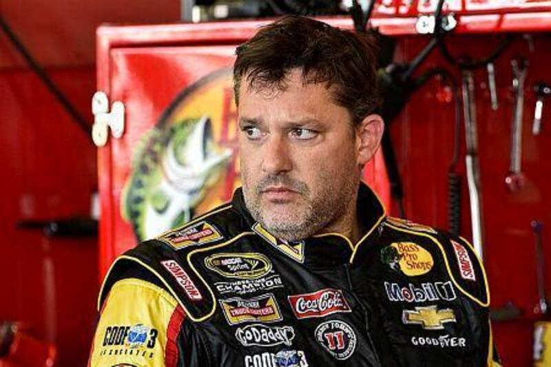 Tony Stewart, the three-time Nascar champion struck and killed a 20-year-old racer who had climbed from his car Saturday, Aug. 9, to confront Stewart on a New York dirt track following a crash caused by contact between the two cars. (AP Photo/Terry Renna, File)