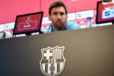 Lionel Messi has reiterated he has no plans to leave Barcelona. AFP