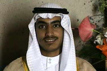 Hamza bin Laden is seen at his wedding in a still from a video seized during the US raid that killed recovered during the May 2011 raid that killed his father Osama. CIA via AP