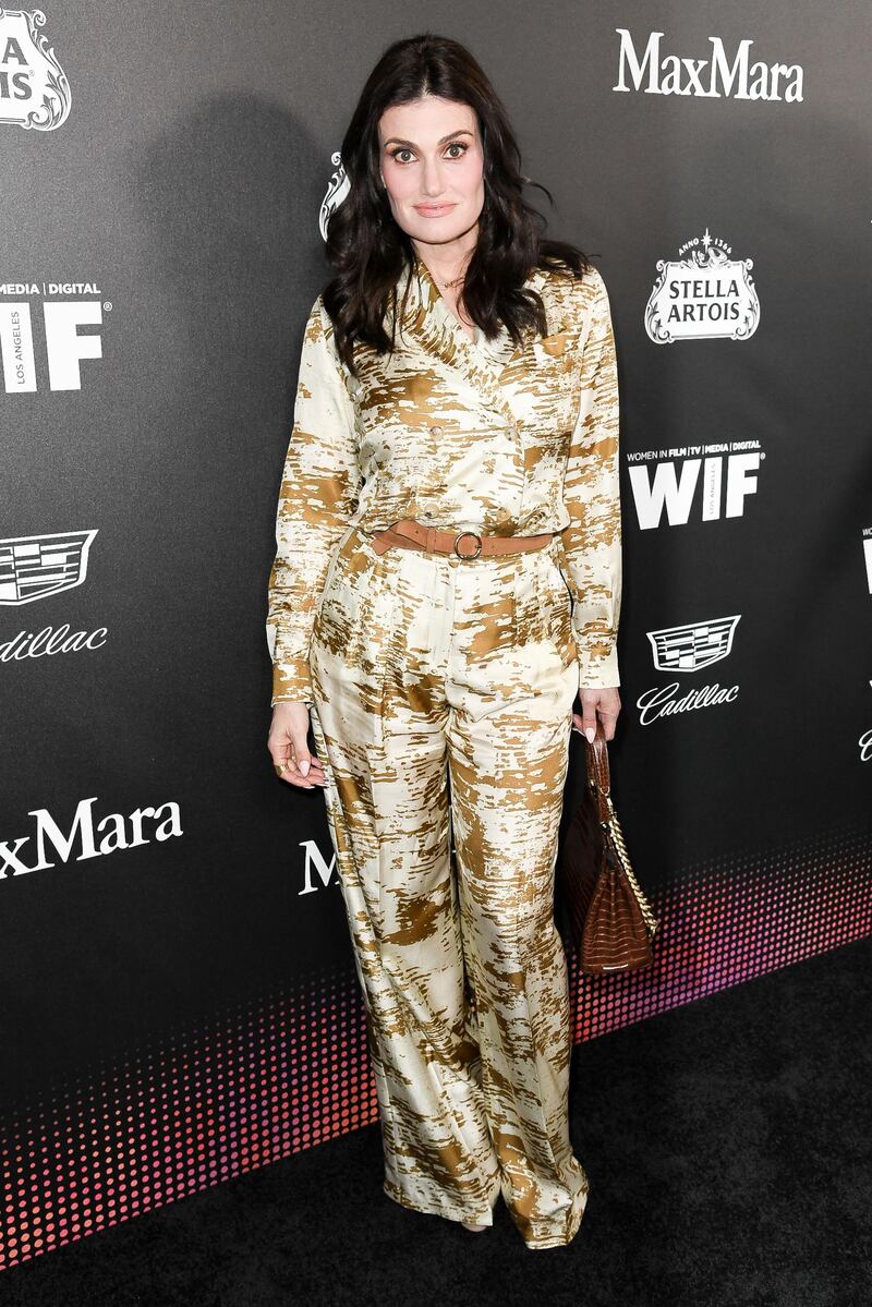 Idina Menzel at the 13th Annual Women In Film Female Oscar Nominees Party at Sunset Room Hollywood on February 07, 2020. AFP