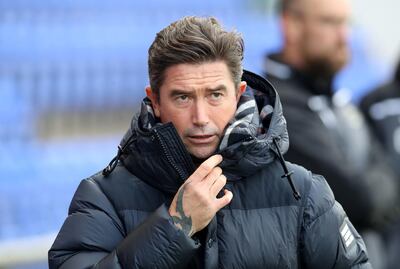 File photo dated 10-10-2020 of Oldham Athletic manager Harry Kewell. PA Photo. Issue date: Tuesday October 20, 2020. Oldham boss Harry Kewell has tested positive for coronavirus, while Scunthorpe have also been affected. See PA story SOCCER League Two. Photo credit should read Martin Rickett/PA Wire.