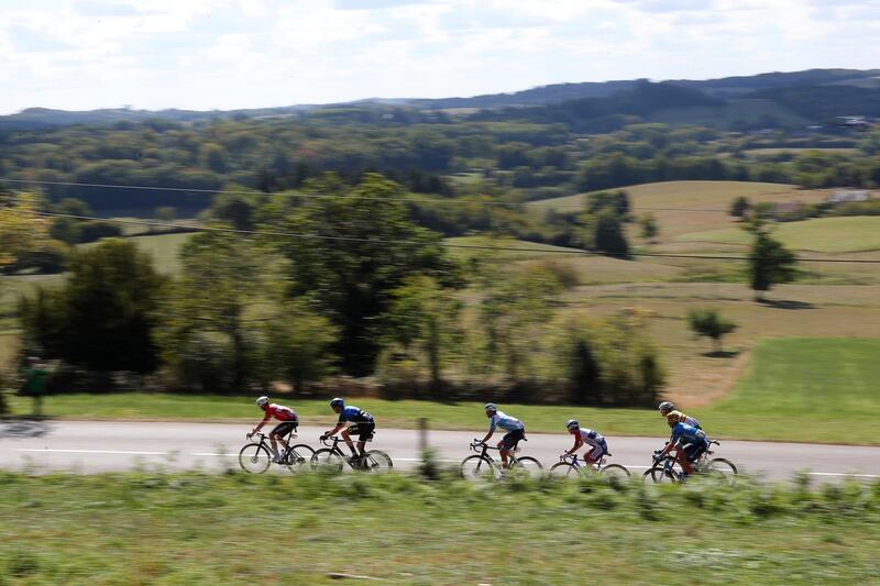 The peloton during Stage 12. AP