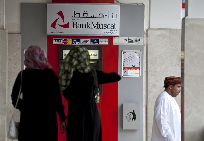 Bank Muscat is among lenders whose credit line assessment was reaffirmed by Moody's. Photo: Silvia Razgova / The National