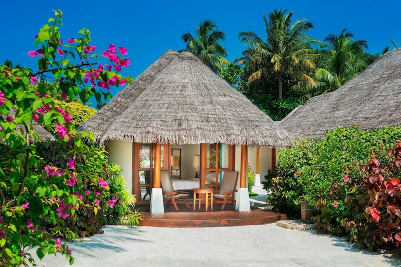 A beachfront cottage at Sheraton Full Moon Resort & Spa. Courtesy Sheraton Full Moon Resort & Spa