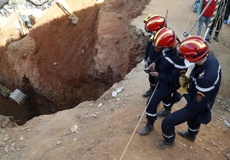 As the well became deeper, it also narrowed to a diameter of a little more than 30 centimetres, rescue workers said. AFP
