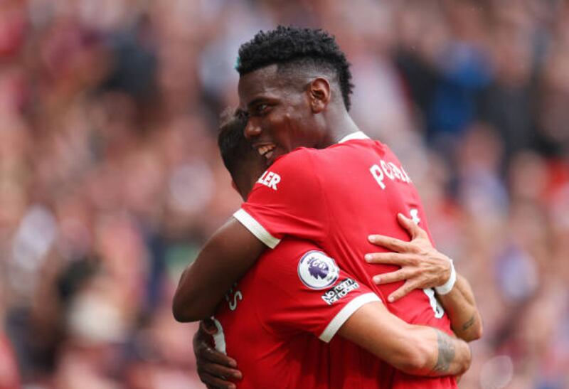 Left midfield: Paul Pogba (Manchester United) – Just the seventh player to get four assists in a Premier League game. His exquisite pass for Mason Greenwood’s goal could be the ball of the season.