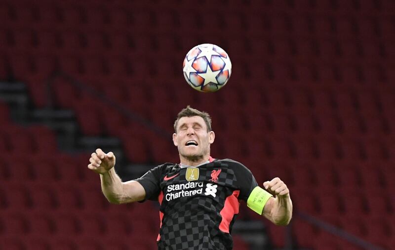 James Milner - 5: Worked hard but frequently off the pace of the game. Booked for a cynical foul on Neres to stop a counter attack. Reuters
