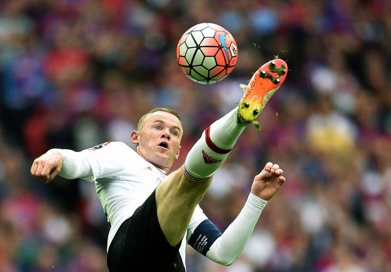 Manchester United’s Wayne Rooney in action during the English FA Cup final between Crystal Palace and Manchester United at Wembley in London, Britain, 21 May 2016. Andy Rain / EPA