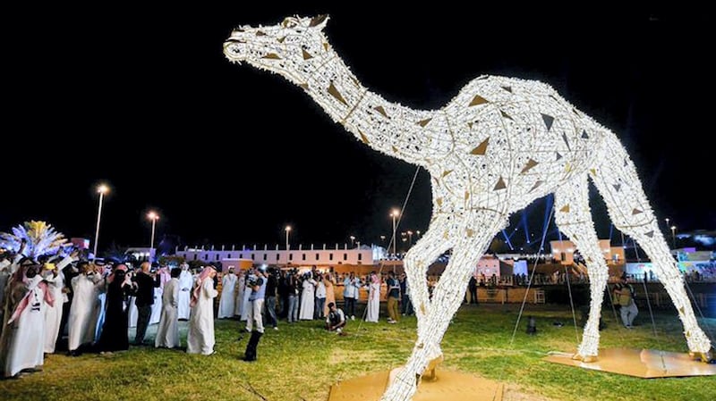 World’s largest camel model breaks another Saudi festival record. Supplied image